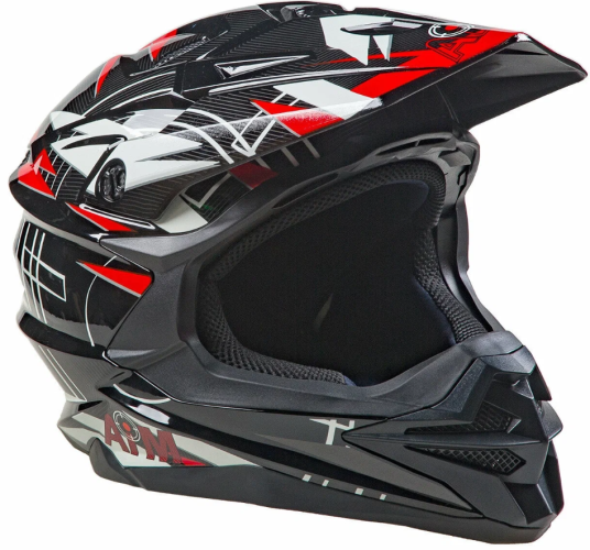 Шлем кроссовый AiM JK803S Orange/Black