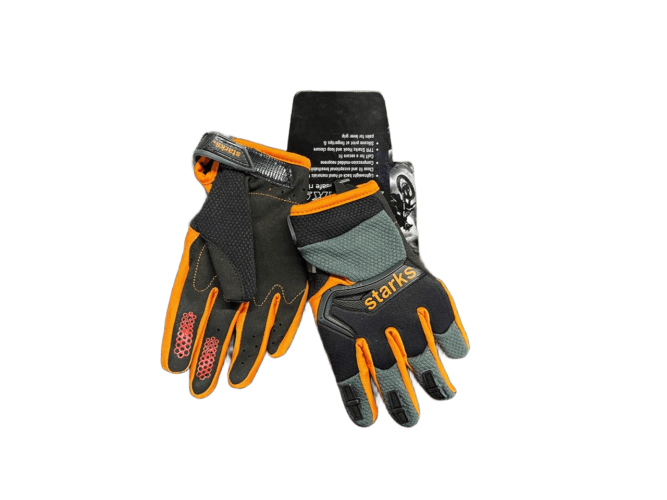 Мотоперчатки STARKS Перчатки для кросса Phoenix Kids Оранжевый/Черный