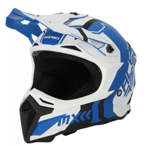 Шлем кроссовый Acerbis PROFILE 5 (Белый-синий)