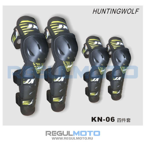 Наколенники, налокотники Wolf KN06/KN06H, комп. (Черный, , 304229-1)