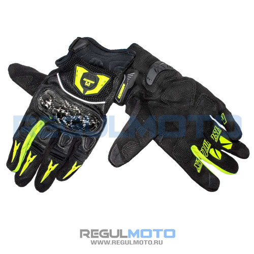 Мотоперчатки Masontex M15 V (Черный/ лайм)