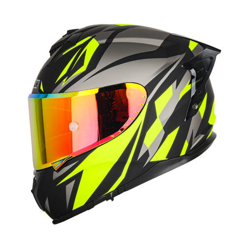 Шлем Soman SM961 (sparkle yellow)