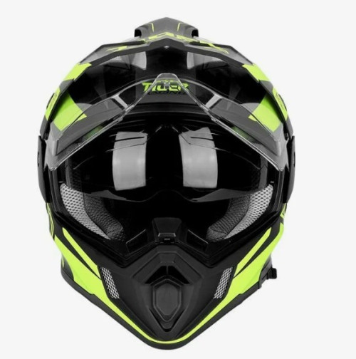 Шлем Kioshi TR (JT1) (Черный/ зеленый)