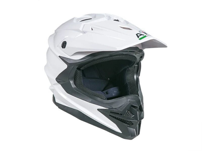 Шлем кроссовый AiM JK803 White Glossy